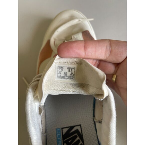 VANS Ultracush Ultrarange Men's 8 Sneakers Low Top Sunrise Blue Orange White - Picture 11 of 12